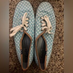 Keds Light Blue Polka Dot Sneakers